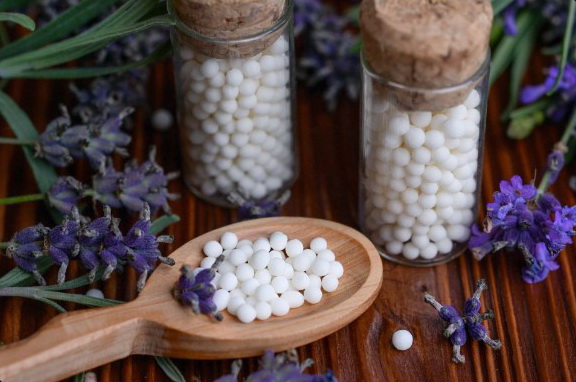 Homeopathic pills lavender